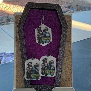 Horror Boys Necklace and earrings